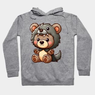 Cute Wolf Bear kawaii Hoodie